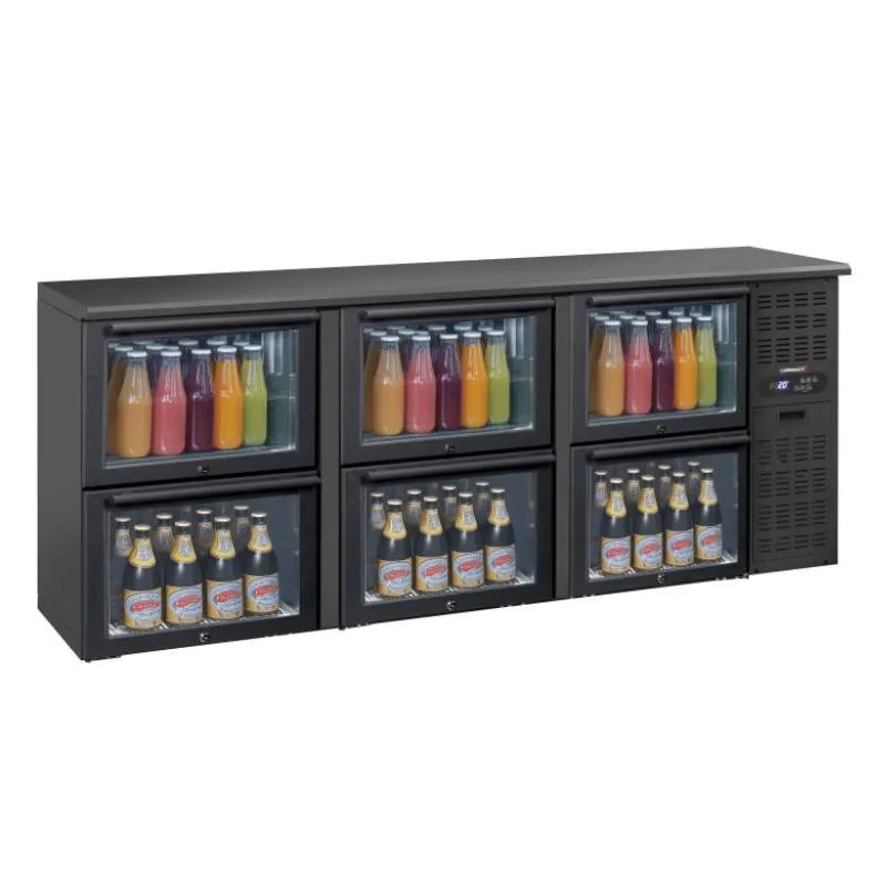 Arrière-bar réfrigéré 6 tiroirs vitrés – 485 L –