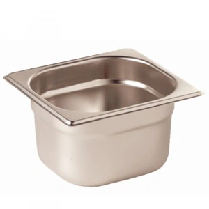 Bac Gastronorme Inox GN 1/6 Prof. 65 mm