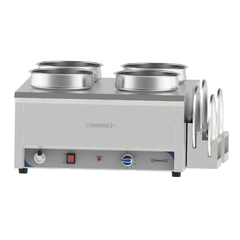 Bain-marie à eau à sauce 4 x 7,5L