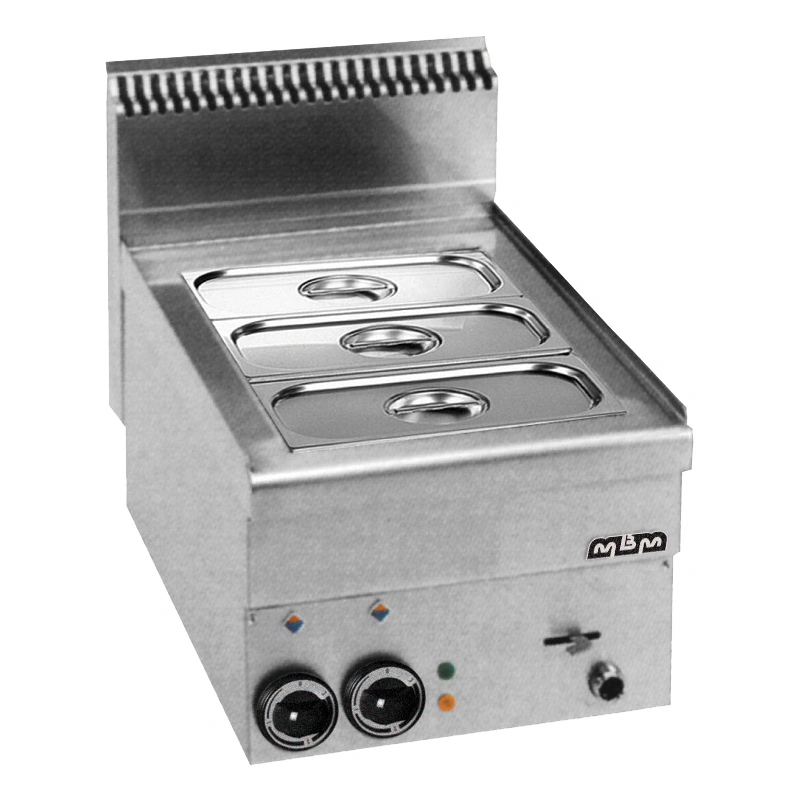 Bain marie électrique à poser GN1/2 + GN1/3