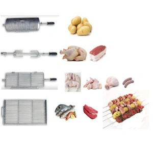Barbecue portugais 17 grilles rotatives à2 étages