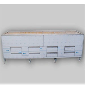 Barbecue portugais grilles fixe 3000mm