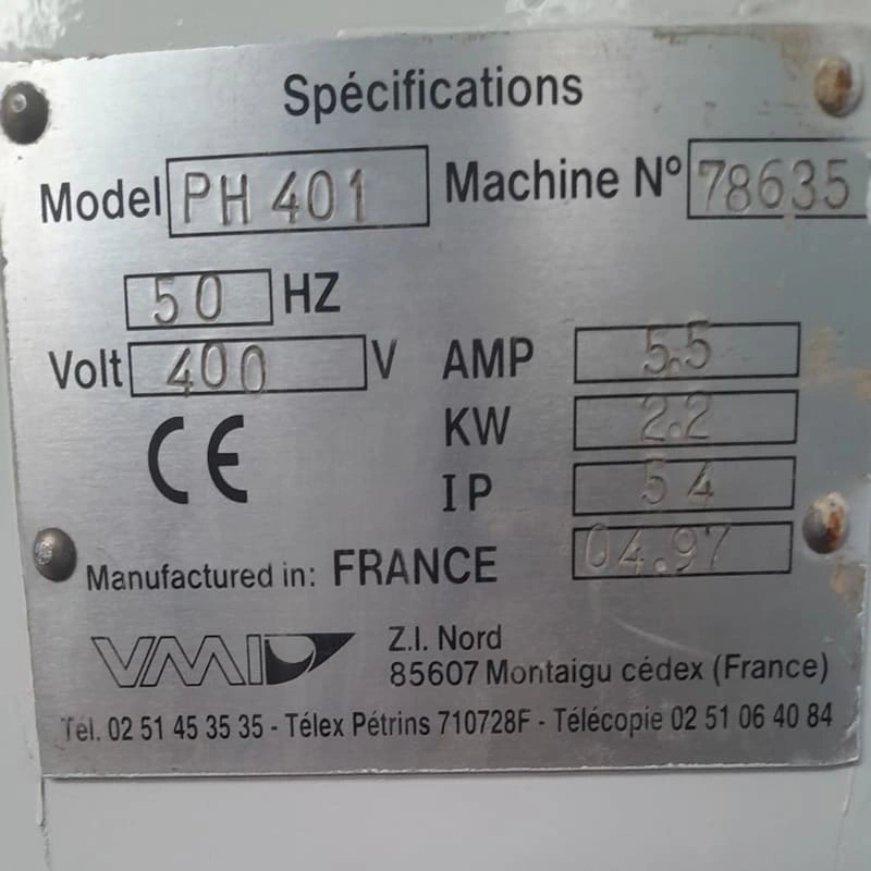 Batteur mélangeur VMI 40 litres d'occasion