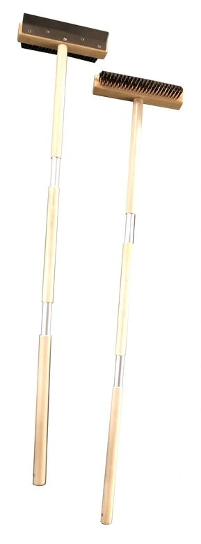 BROSSE À PIZZA AVEC GRATTOIR POIGNÉE EN BOIS 25-120