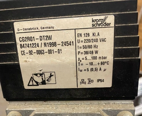 Brûleur gaz Kromschroder d'Occasion