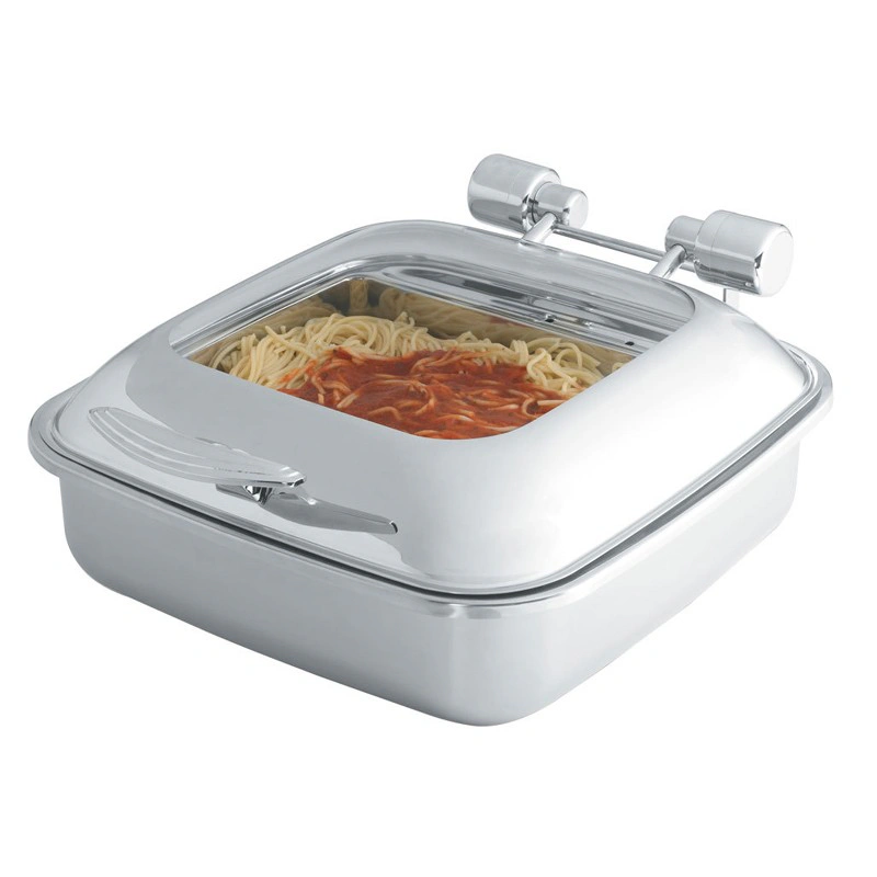 Chafing dish carré inox à induction 5.8 L VOLLRATH