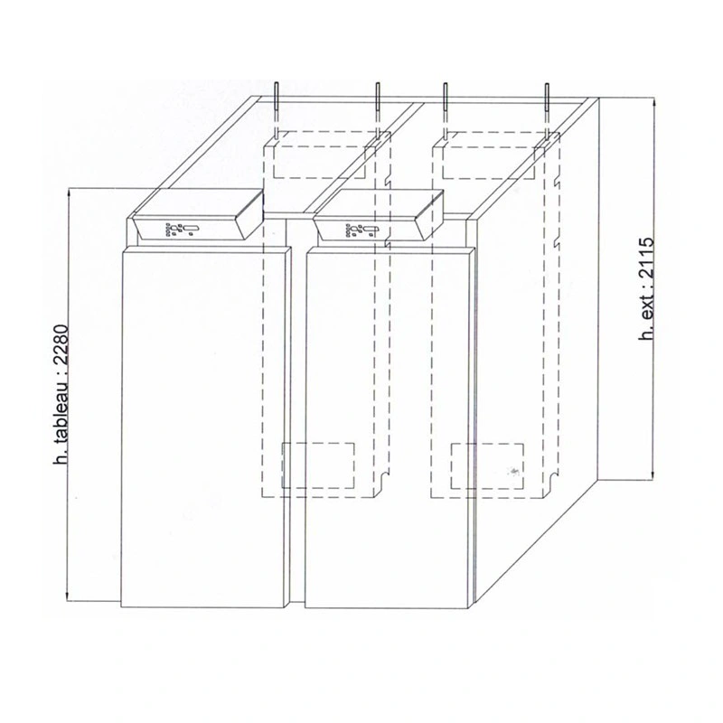 Chambre de fermentation à chariots 600x800