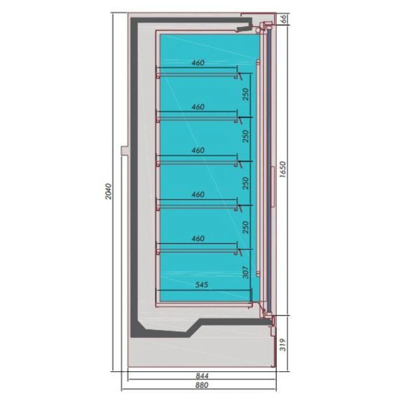 CHAMBRE FROIDE MURALE MIKE 3.8 *TRANSPORT SUR DEMANDE*