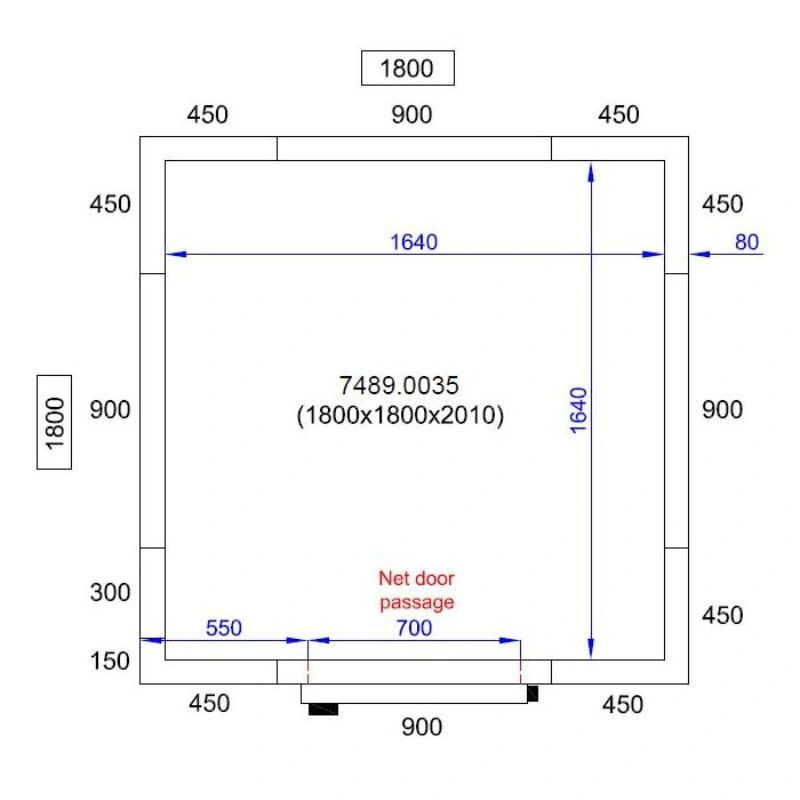 Chambre Froide Positive/Négative - Capacité 5 m³