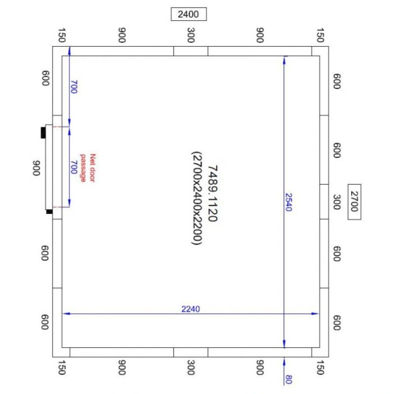 Chambre Froide Positive/Négative - Capacité 11.6 m³