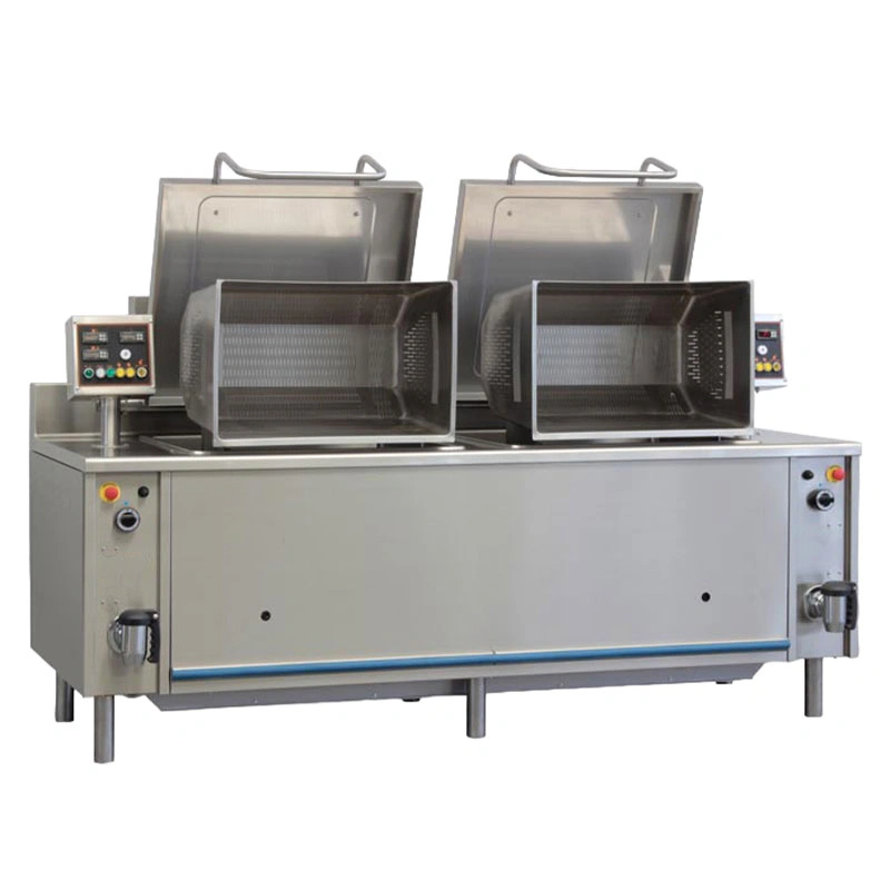 Cuiseur automatique à double cuve GAZ DIRECT 135+135L