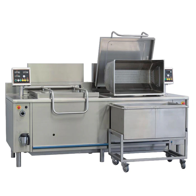 Cuiseur automatique à double cuve VAPEUR INDIRECTE 135+135L