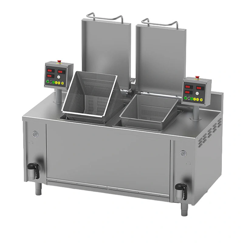 Cuiseur automatique à double cuve VAPEUR INDIRECTE 220+220L