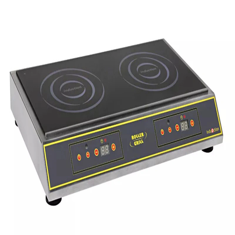 Double plaque à induction professionnelle – 2 x 3 kW