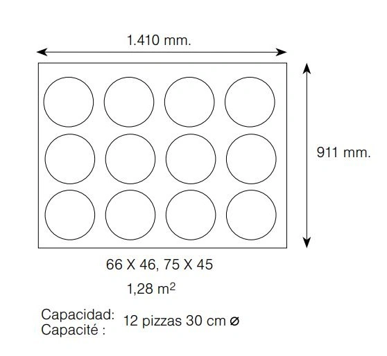 Ensemble Four Modulaire Electrique pâtissier+Pizza