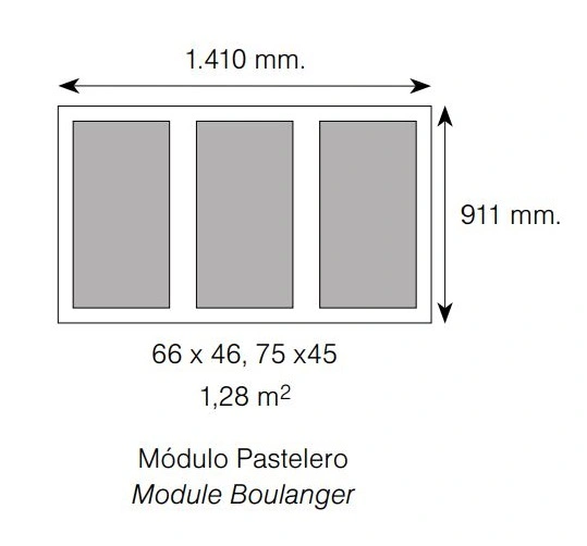 Ensemble Four Modulaire Electrique pâtissier+Pizza