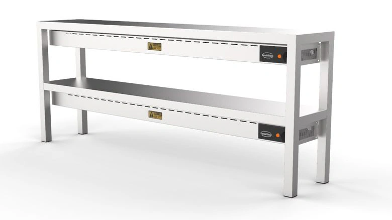 ÉTAGÈRE CHAUFFANTE EN CÉRAMIQUE 2 NIVEAUX 2000 AVEC 12 HEATERS OF 250W