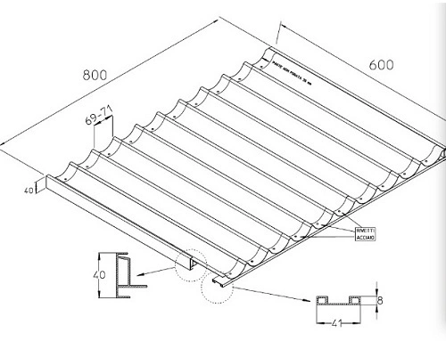 Filet de cuisson 600x800 5 couches téflon