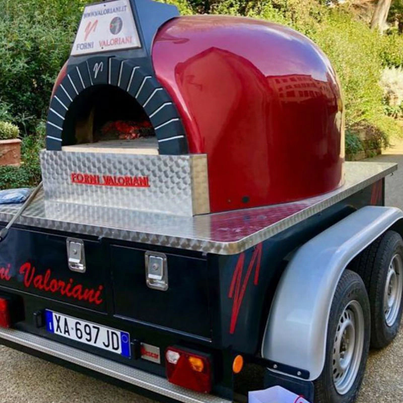 Four à pizza Bois ou GAZ professionnel 120 TRAILER