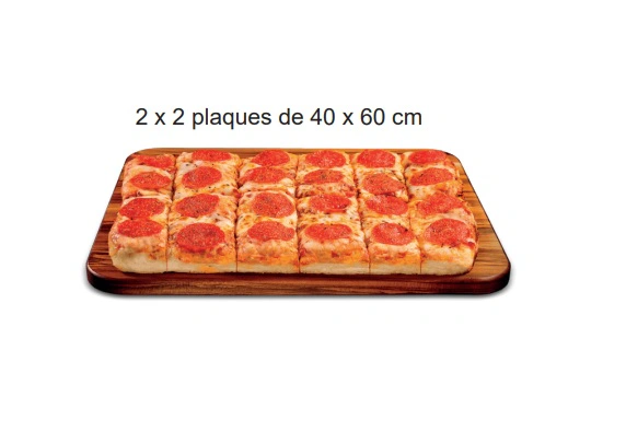 Four à pizza électrique 2x4 pizzas 40cm