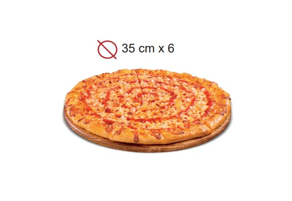 Four à pizza électrique 6 pizzas 35cm