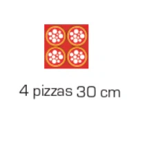 Four à pizza gamme TEKNO 1 chambre 4 pizzas