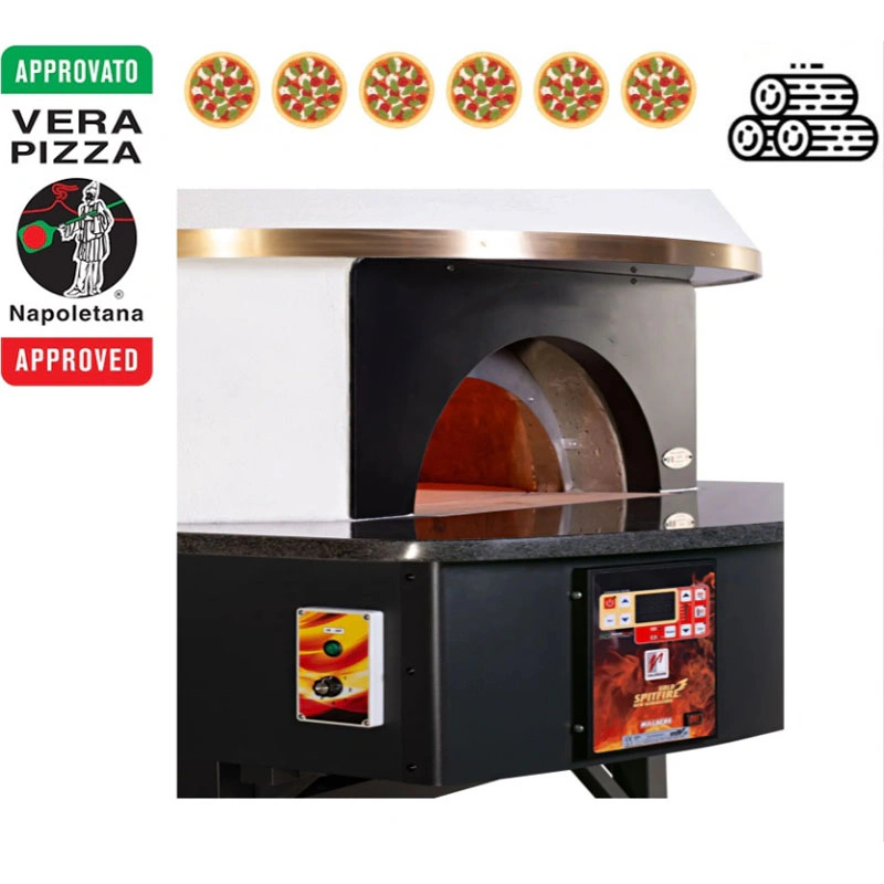 Four à pizza Napolitain bois 6 pizzas 120x120
