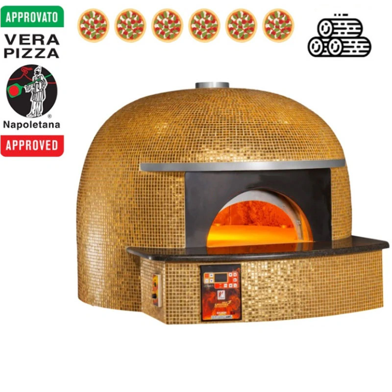 Four à pizza Napolitain bois 6 pizzas 120x120