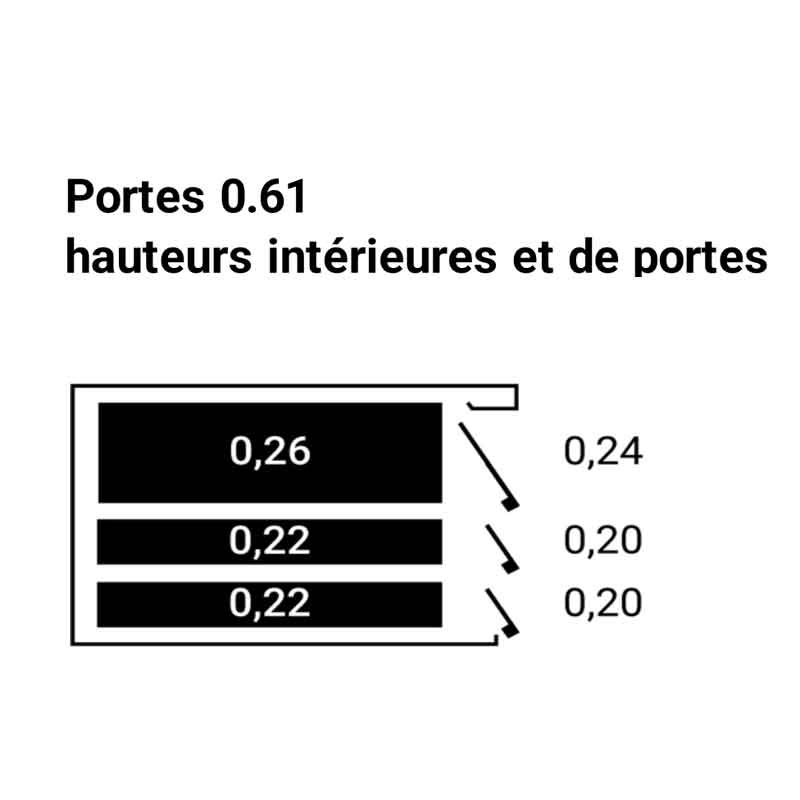 Four Anelar 3 étages 4 chambres – 220/220/260 mm
