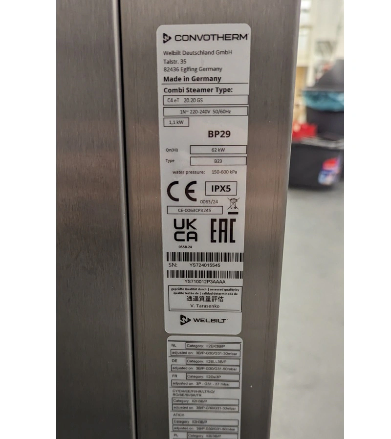 Four combiné maxx pro easyTouch 20.20 Gaz BP29