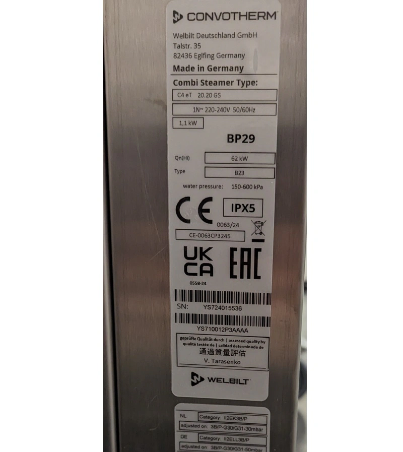 Four combiné maxx pro easyTouch 20.20 Gaz BP29