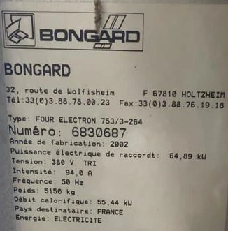Four electrique 9 bouches d'Occasion