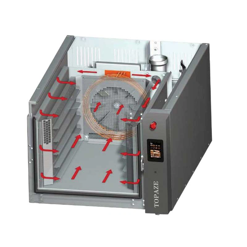 Four électrique avec vapeur 10 niveaux 400x800