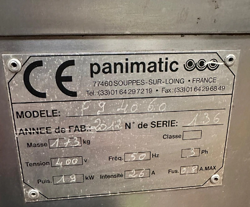 Four électrique ventilé 9 étages 400x600 d'Occasion