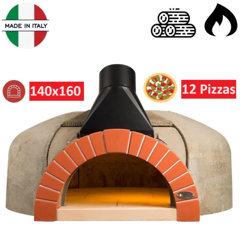 Four en kit bois ou gaz 12 pizzas 140x160 cm