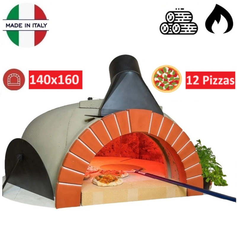 Four en kit bois ou gaz 12 pizzas 140x160 cm
