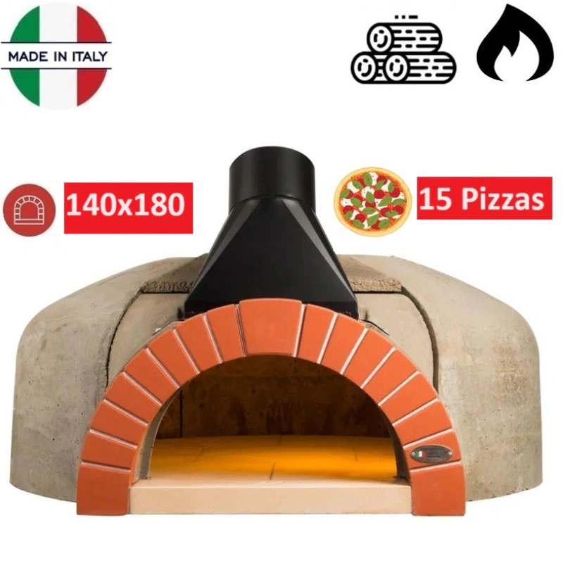 Four en kit bois ou gaz 15 pizzas 140x180 cm