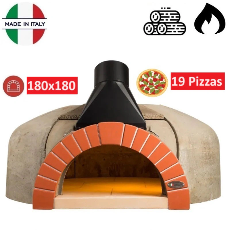 Four en kit bois ou gaz 19 pizzas 180x180 cm