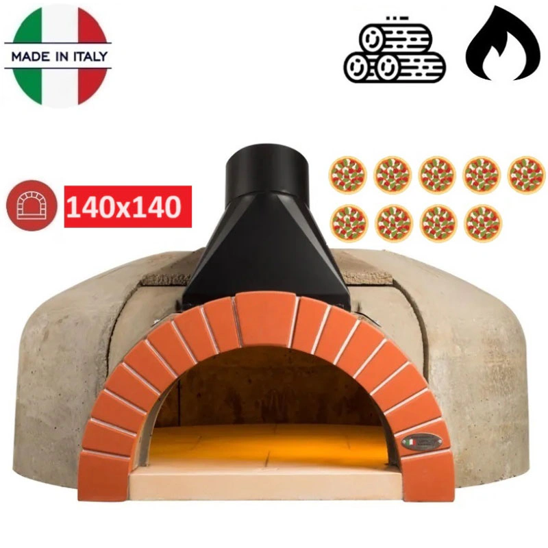 Four en kit bois ou gaz 9 pizzas 140x140 cm