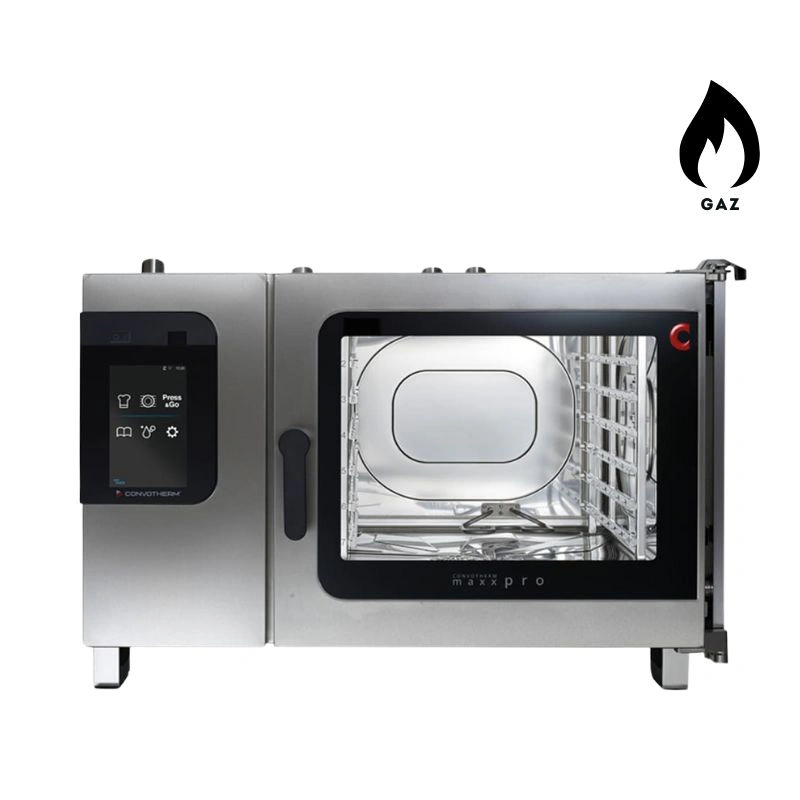 Four mixte Gaz Maxx Pro easyTouch – 6+1 niveaux GN 2/1 avec chaudière