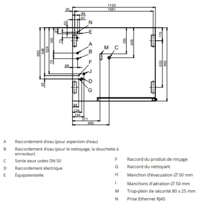 Four mixte Gaz Maxx Pro easyTouch – 6+1 niveaux GN 2/1 avec chaudière
