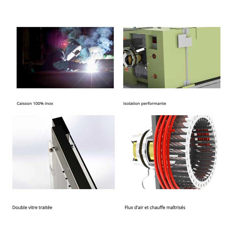 Four ventilé électrique 10 niveaux 400x800mm