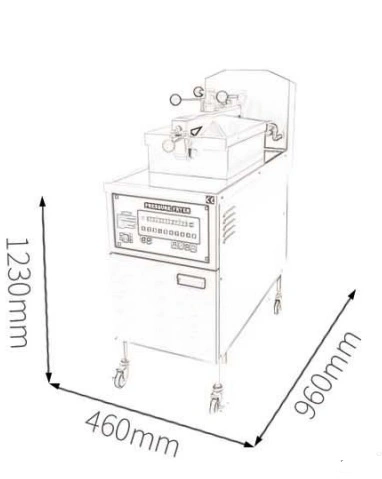 Friteuse à pression Electrique 25L