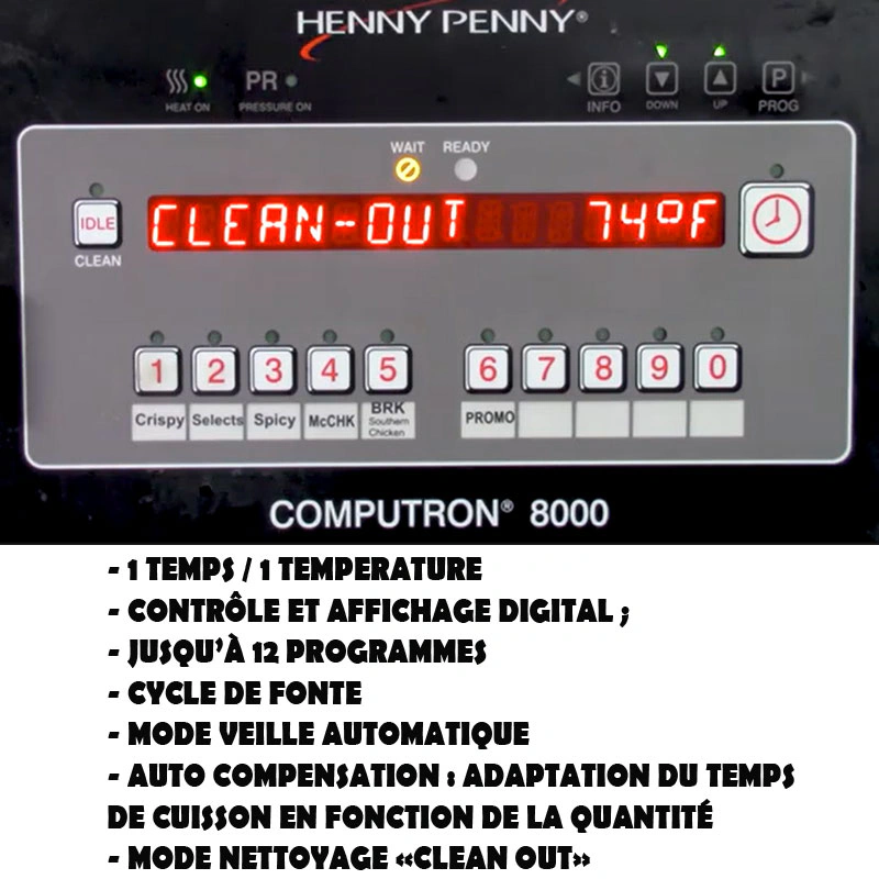 Friteuse à Pression Electrique Computron 8000