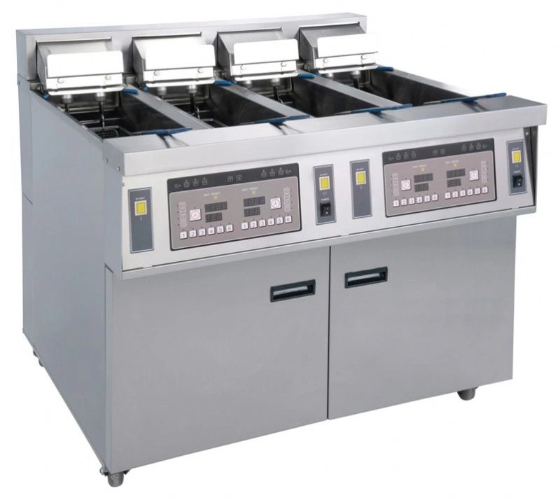 Friteuse electrique à haut rendement 4 cuves