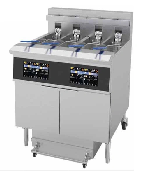 Friteuse électrique haut rendement 4x13L 4 cuves