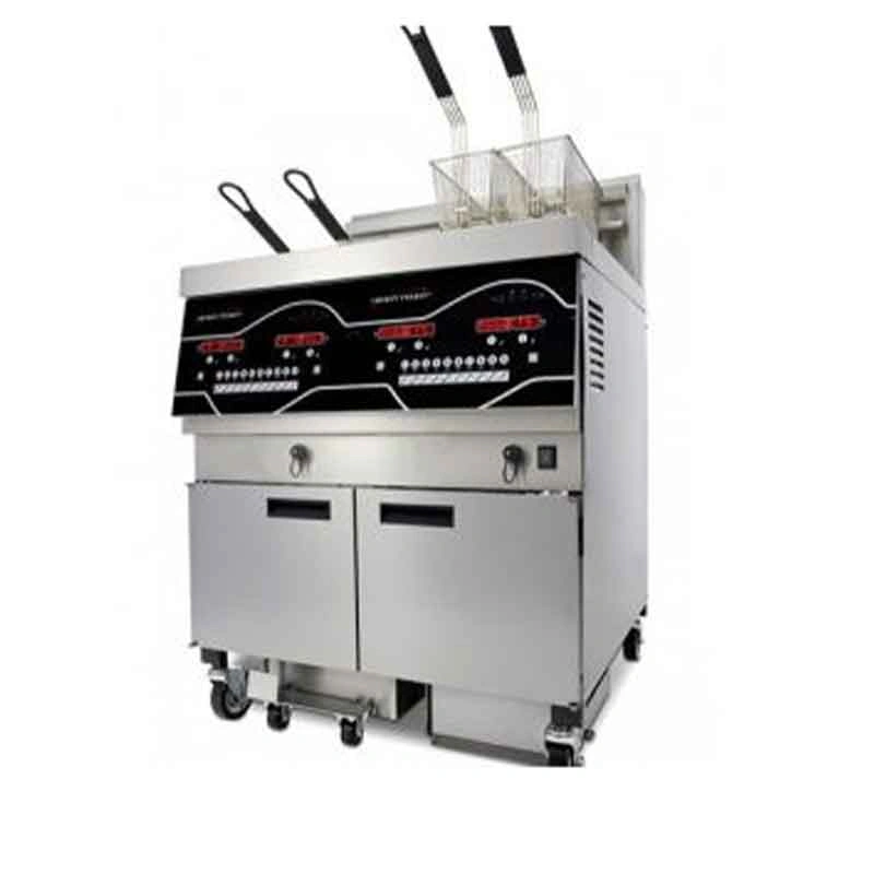 Friteuse électrique professionnelle 2 cuves 14 L