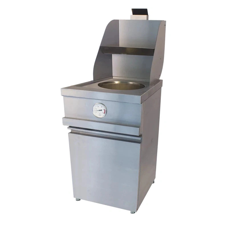 Friteuse gaz 1 cuve rondes