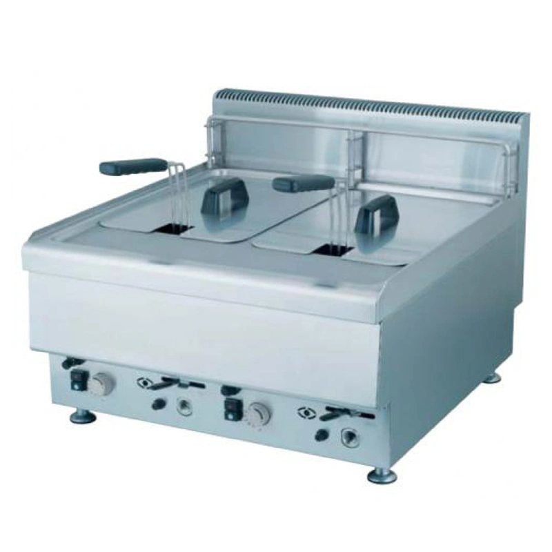 Friteuse gaz à poser 2x10 L