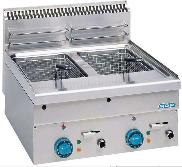 Friteuse gaz à poser 2x8 L